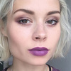 purple lipstick