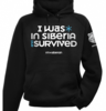 Толстовка чёрная I was in Siberia