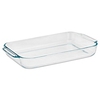 Glass baking dish