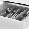 СМЭККЕР Лоток для столовых приборов, серый