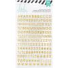 Heidi Swapp Memory Planner Stickers - Gold & Pink Glitter Alphabet