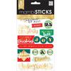 Me & My Big Ideas Pocket Pages Clear Stickers -Big City