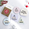 45 pcs/ Christmas greeting mini paper sticker