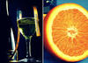 sparkling orange wine