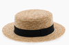 соломенная шляпа канотье