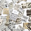 Retro Newspaper Stickers