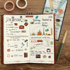 Vintage Travel paper sticker