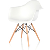 Стул EAMES c подлокотниками DAW, белый