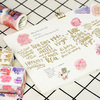 Beautiful Color Art words washi tape