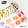 Beautiful Color Art words washi tape