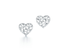 Tiffany Olive Leaf Heart Earrings