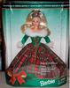 Happy Holidays Gala Christmas Plaid Barbie Doll Special Edition 1995