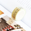 Time Schedule Japanese Washi Tape
