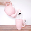 Чайный набор розовый фламинго