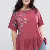 ASOS Smock Top with Embroidery