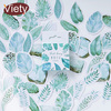 45 pcs/lot Plants Green Leaves mini paper sticker