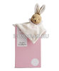 Комфортер "Кролик Pink" в подарочной коробке  Комфортер-платочек DouDou et Compagnie для новорожденного