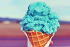 Мороженое голубое со вкусом малибу Alcreme