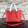 Prada 1BA056 Calfskin Leather Tote In Red