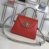 Prada 1BA079 Womens Leather Top-Handle Bag In Red