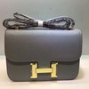 Hermes Constance Bag Togo Leather Gold Hardware In Sky Blue