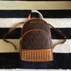 MICHAEL Michael Kors Abbey Extra-Small Studded Logo Backpack Coffee