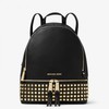 MICHAEL Michael Kors Rhea Studded Leather Backpack Black