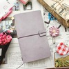 Fromthenon Genuine Leather Cover Travelers Notebook Medium Purple