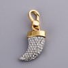 Juicy Couture Gold-Tone Pave Ivory Charm