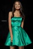 2018 Strapless A-Line Cocktail Dresses With Pockets Sherri Hill 52397 Emerald