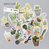 24Pcs/lot Creative Golden Animals Plants Decoration Sticker