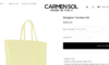 Angelica Large Tote by Carmen Sol in baby yellow