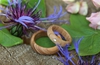 Деревянное кольцо с камушком