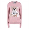 MOSCHINO PAPER BEAR SWEATER PINK