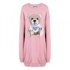 MOSCHINO PAPER BEAR MINIDRESS PINK