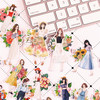 20pcs Mori Girls Stickers