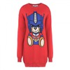 MOSCHINO TRANSFORMER BEAR MINIDRESS RED