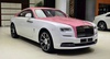 rolls-royce bespoke wraith in blushing pink and arctic white