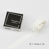 Black and White Pure Color Washi Tape