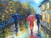 Гулять под осенним дождем