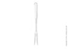 Вилка Brabantia Meat Fork, White and Stainless Steel