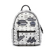 MCM Medium Stark Victory Patch Visetos Backpack In White