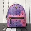 MCM Mini Stark Side Odeon Studs Backpack In Galaxy
