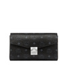 MCM Millie Visetos Crossbody In Black