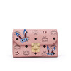 MCM Millie Star Eyed Bunny Visetos Flap Crossbody In Light Pink