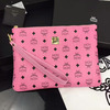 MCM Medium Color Visetos iPad Clutch In Pink