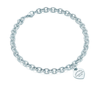 TIFFANY & CO Цепочка с жетоном в форме сердца