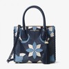MICHAEL Michael Kors Mercer Floral Patchwork Leather Tote Blue