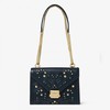 http://www.mkoutletfire.com/michael-michael-kors-whitney-large-embellished-leather-convertible-shoulder-bag-navy-blue.html