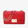 MICHAEL Michael Kors Sloan Quilted-Leather Shoulder Bag Red